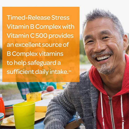 Vitamin B Complex - Supports Energy, Nervous System Health, Boosts Immunity, Antioxidant Supplement-120 Capsules