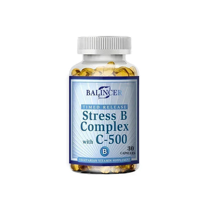 Vitamin B Complex - Supports Energy, Nervous System Health, Boosts Immunity, Antioxidant Supplement-120 Capsules