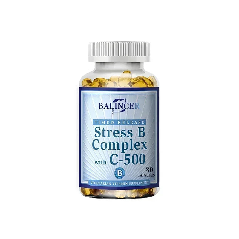 Vitamin B Complex - Supports Energy, Nervous System Health, Boosts Immunity, Antioxidant Supplement-120 Capsules