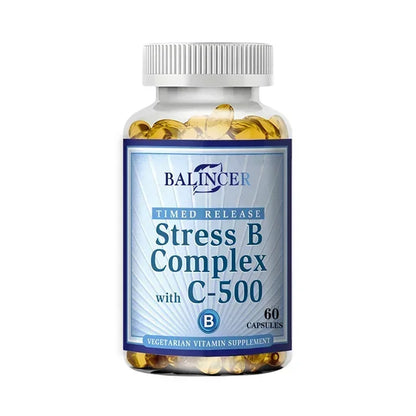 Vitamin B Complex - Supports Energy, Nervous System Health, Boosts Immunity, Antioxidant Supplement-120 Capsules