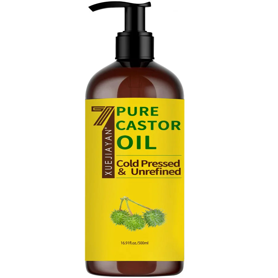 100% Pure And Castor Oil For  Eyelashes Hair Growth, And Eyebrows - Carrier Oil For Essential Oils, Aromatherapy And Massage